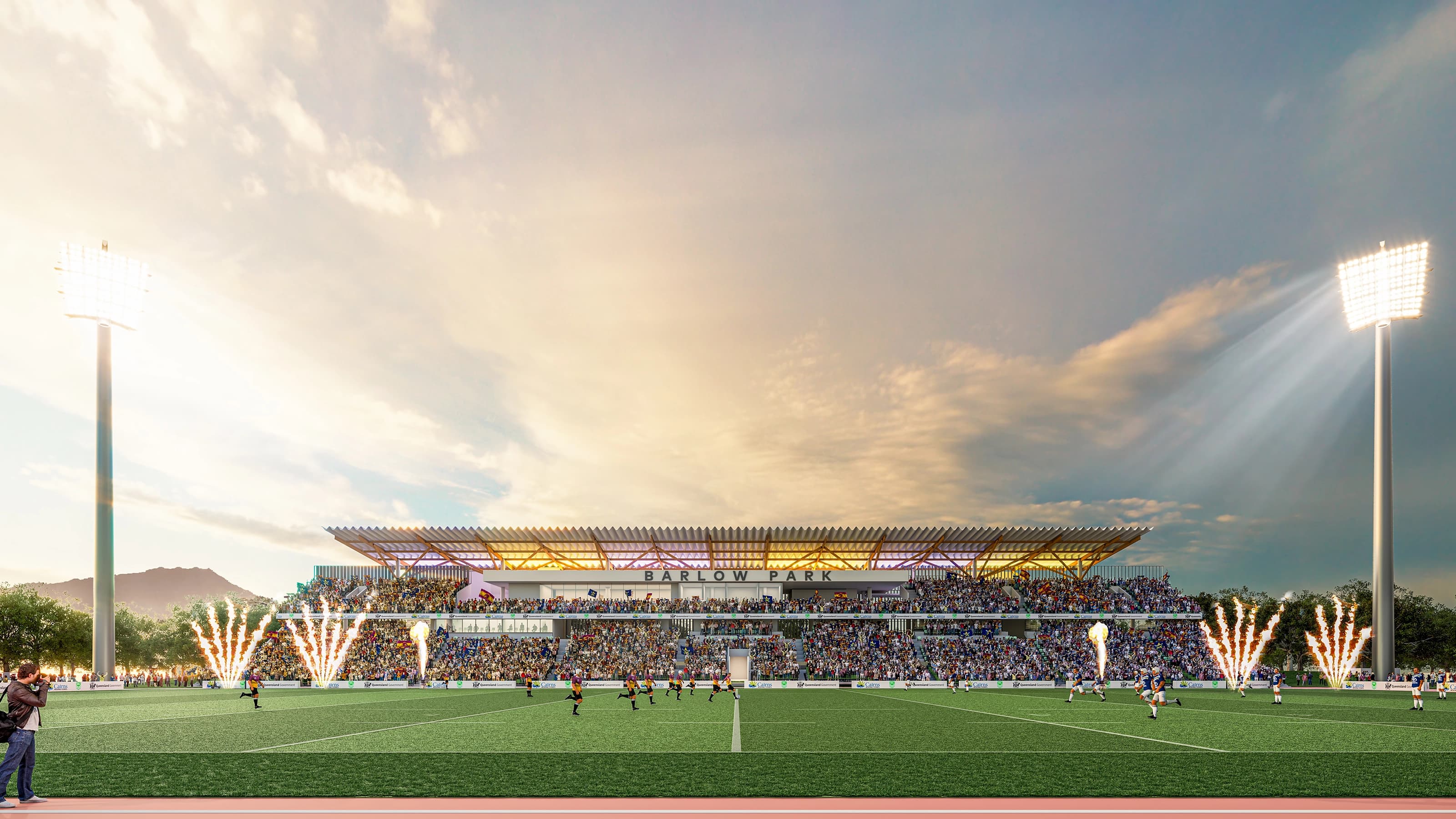 Render of Barlow Park