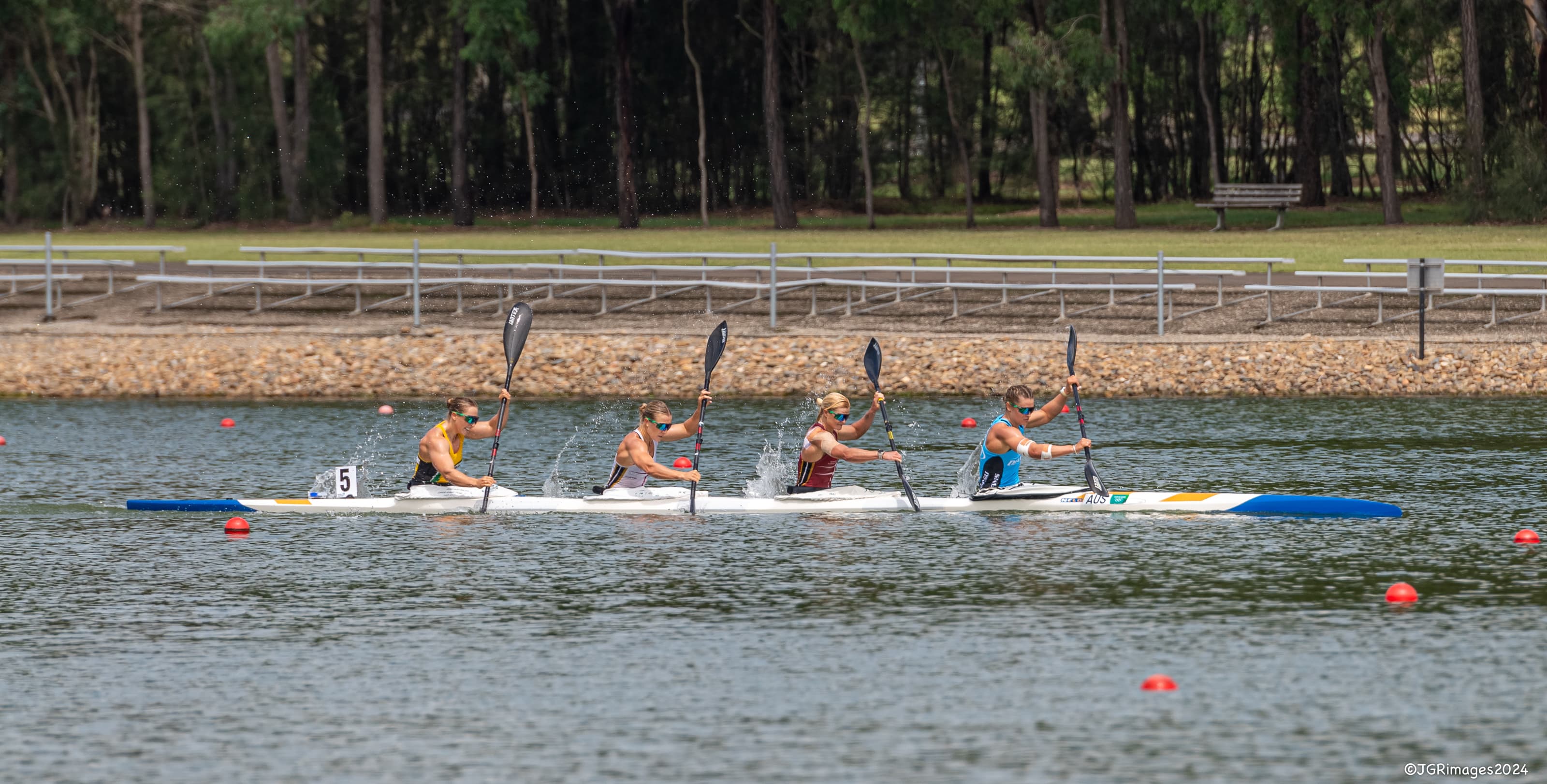 Women's K4 canoe sprint team