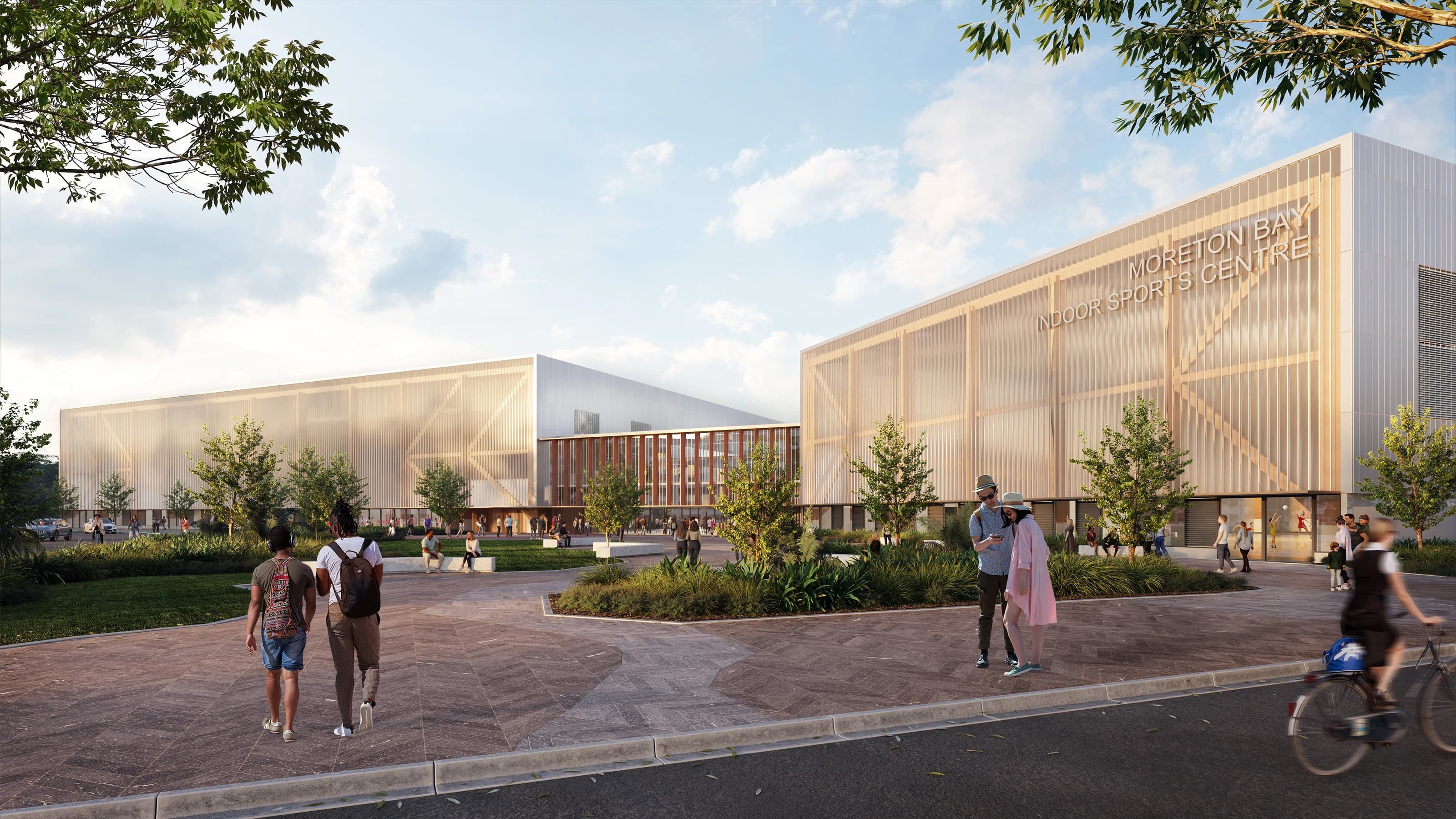 Render of Moreton Bay Indoor Sports Centre