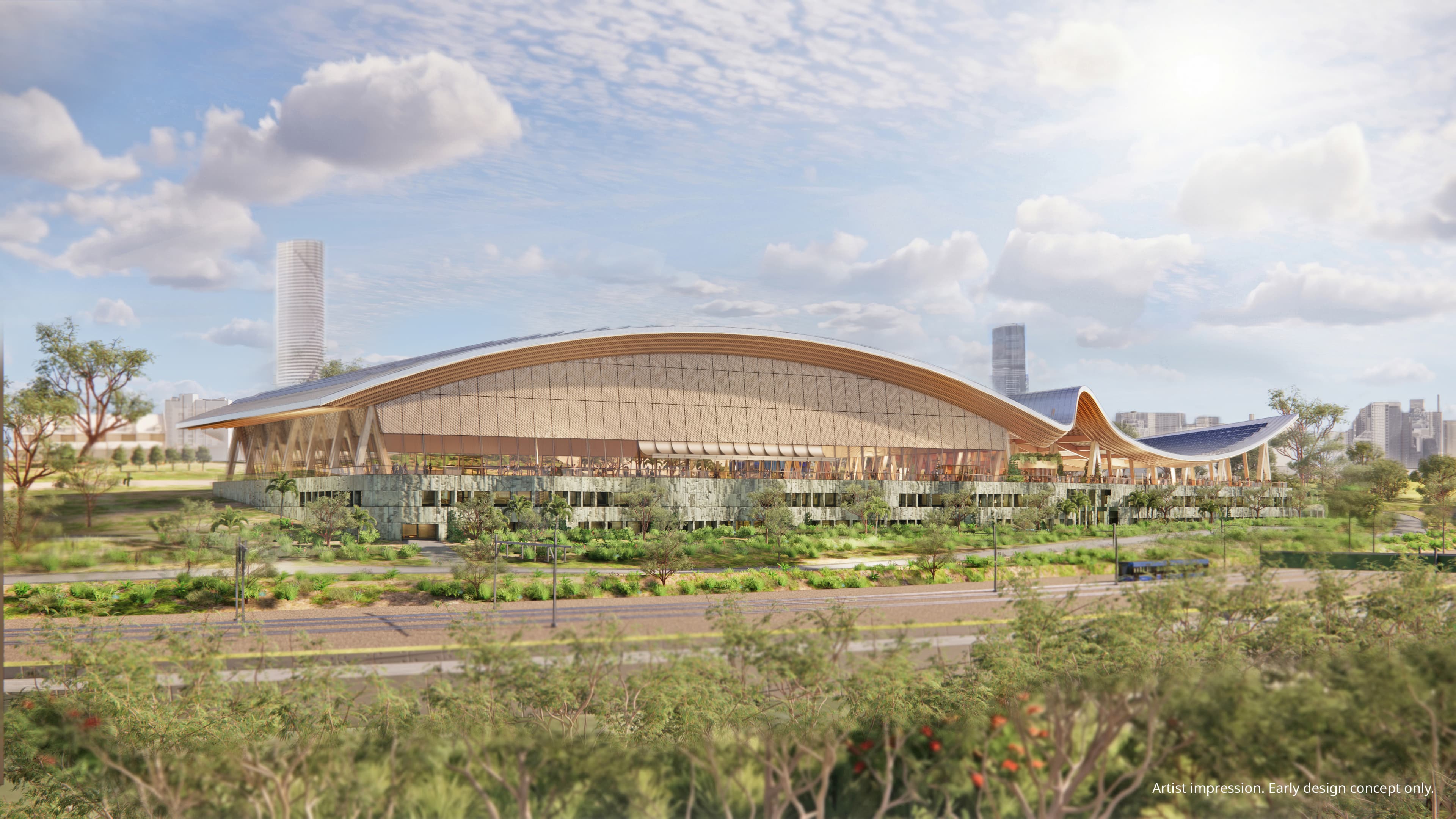 National Aquatic Centre Artists Impression
