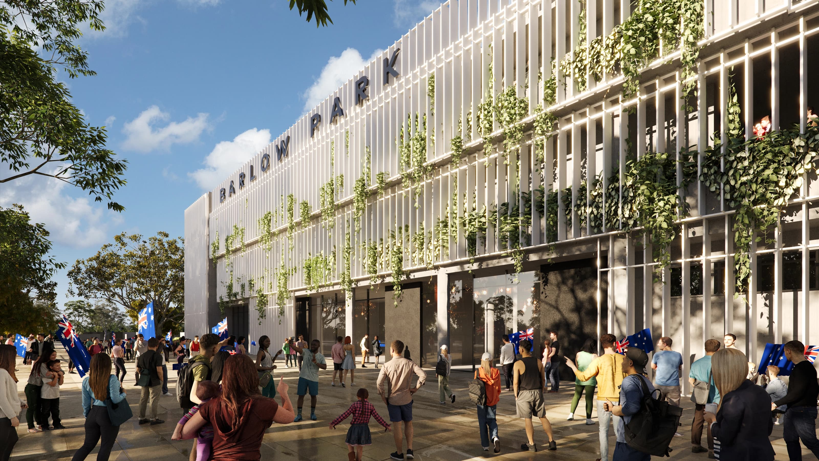 Render of Barlow Park