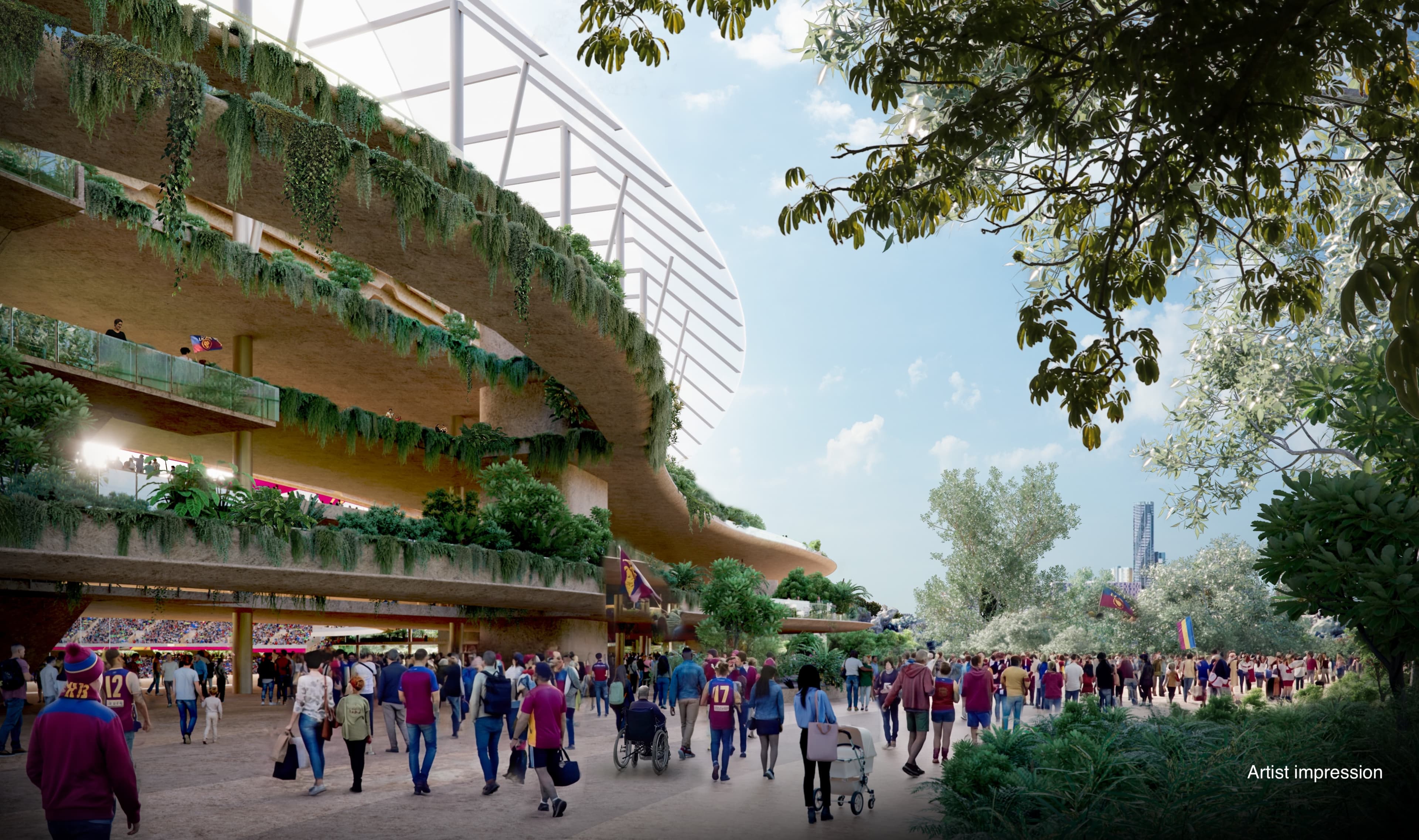 Brisbane Stadium: a Queensland design nestled in parkland