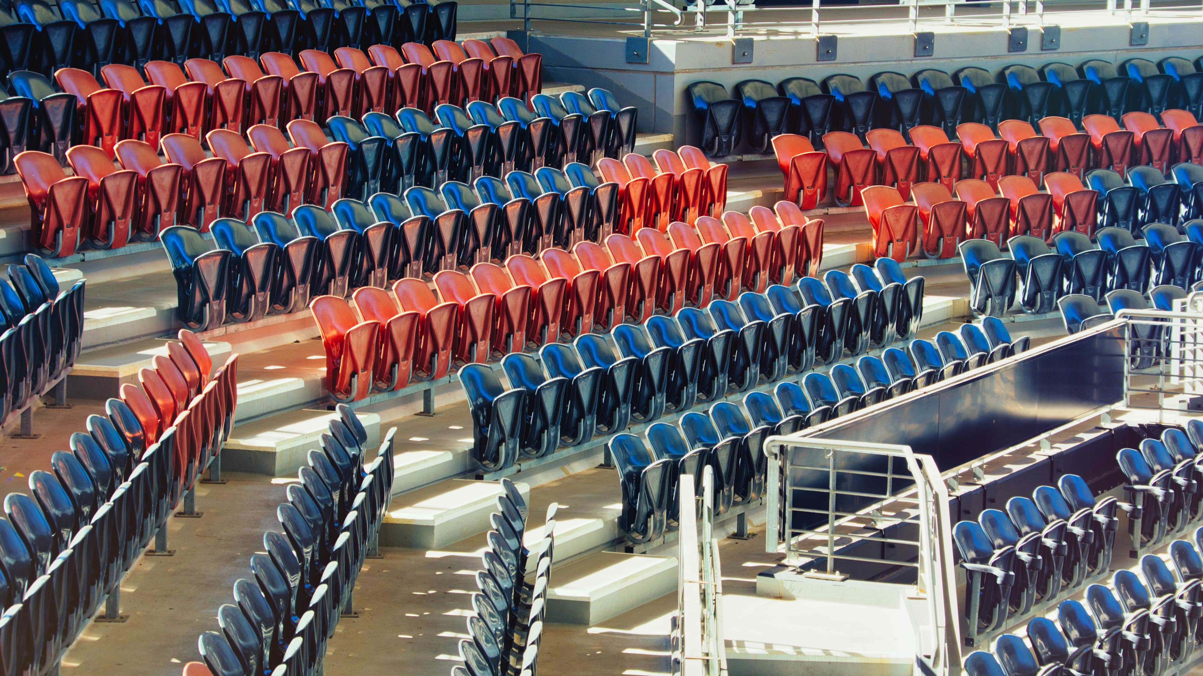 Seating at Queensland Tennis Centre