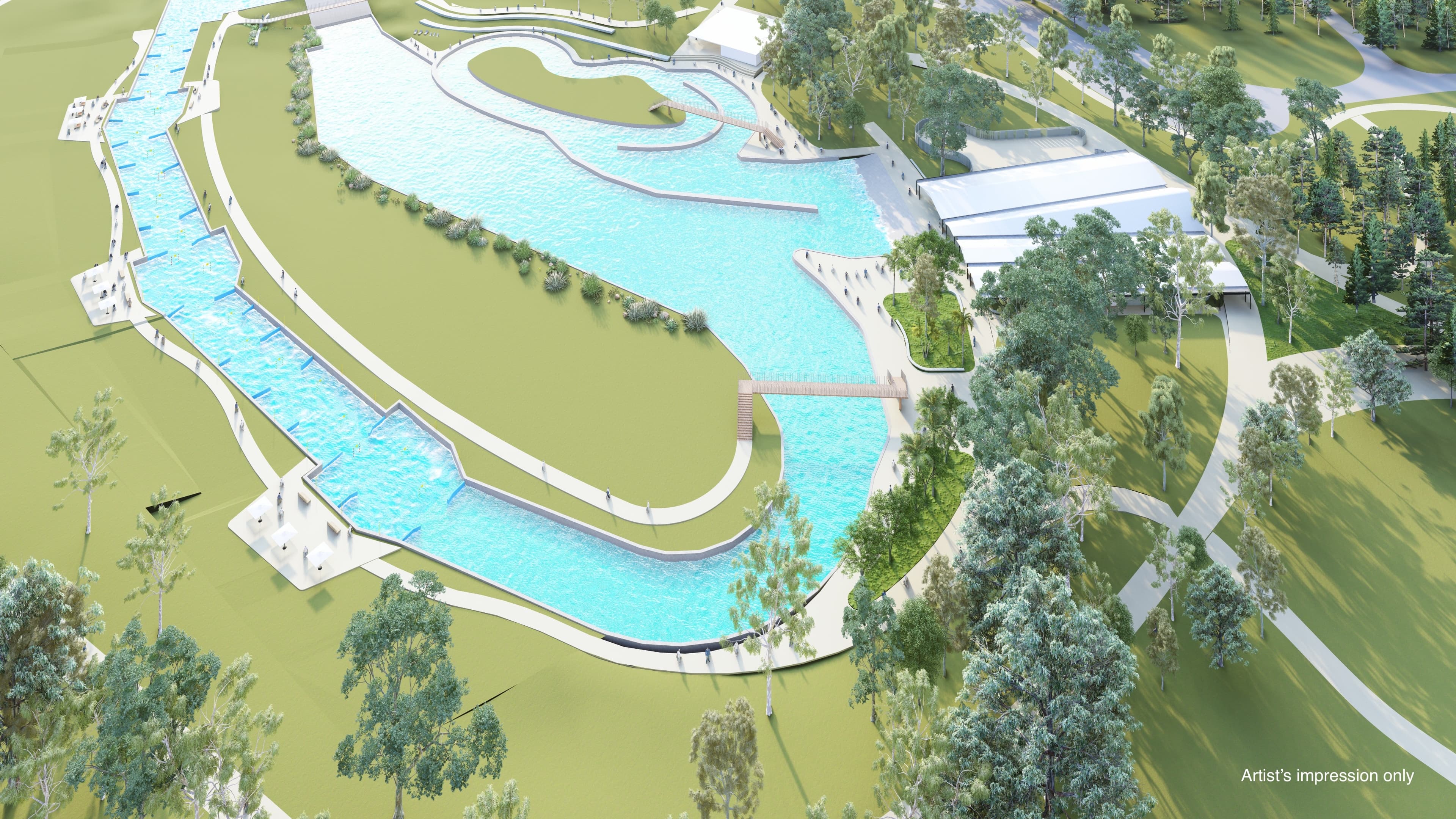 Redland Whitewater Centre Precinct Render 2_Credit Queensland Government