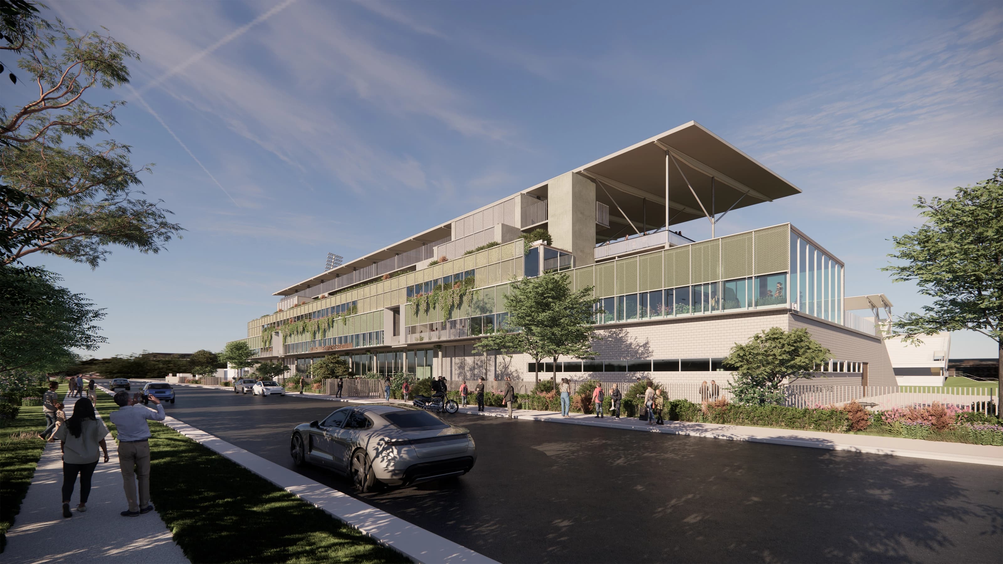 Render of Sunshine Coast Stadium